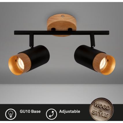 Briloner 2144025 - Foco SPOT 2xGU10/9W/230V