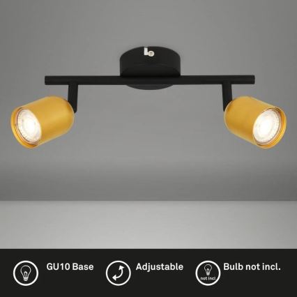 Briloner 2145-027 - Spot orientável 2xGU10/9W/230V