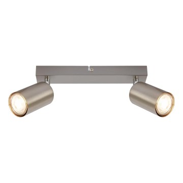 Briloner 2172-022 - Luminária Spot 2xGU10/9W/230V cromo fosco