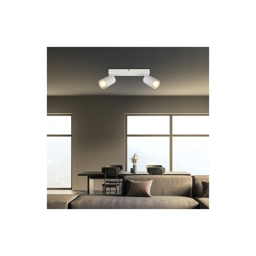 Briloner 2172-026 - Candeeiro SPOT 2xGU10/9W/230V branco