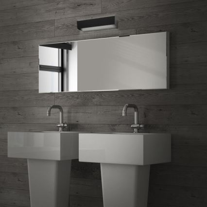 Briloner 2204-015 - Iluminação de parede exterior LED LED/8W/230V IP44 preto