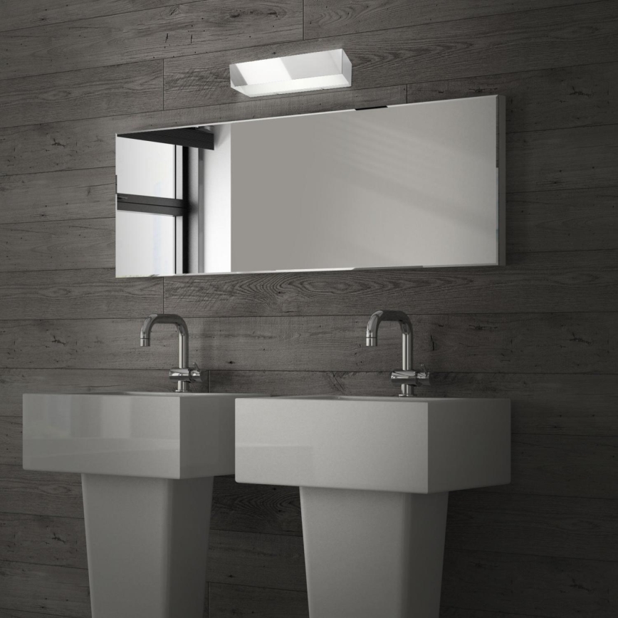 Briloner 2204-018 - Iluminação de parede exterior LED LED/8W/230V IP44 cromado brilhante