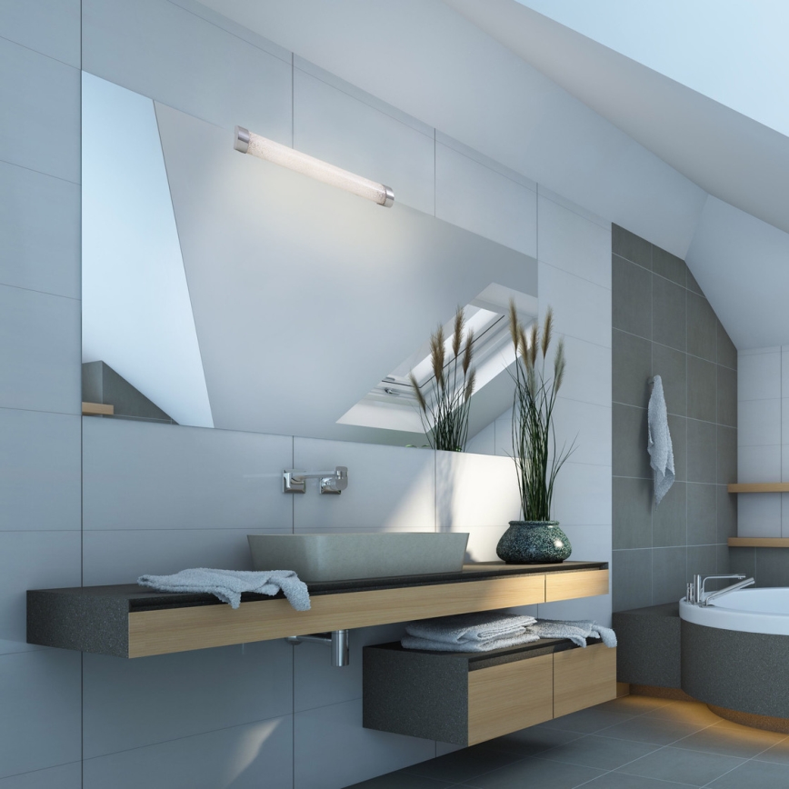 Briloner 2243-018 - Iluminação de espelho para banheiro LED regulável COOL&COSY LED/8W/230V 2700/4000K IP44