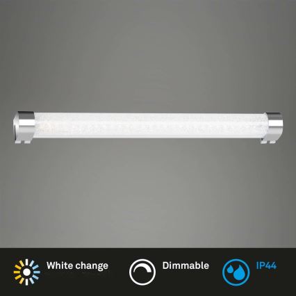 Briloner 2243-018 - Iluminação de espelho para banheiro LED regulável COOL&COSY LED/8W/230V 2700/4000K IP44