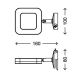 Briloner 2296-018 - Iluminação de espelho LED SPLASH 1xLED/4,5W/230V