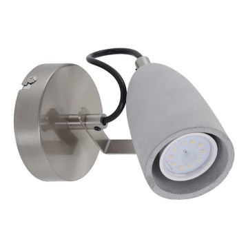 Briloner 2529-012 - Foco de parede LED THIMBLE 1xGU10/5W/230V betão