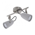 Briloner 2529-022 - Foco LED THIMBLE 2xGU10/5W/230V betão