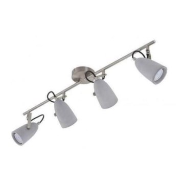 Briloner 2529-042 - Foco LED THIMBLE 4xGU10/5W/230V betão