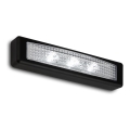 Briloner 2689-035 - LED Iluminação táctil de orientação LERO LED/0,18W/3xAAA preto