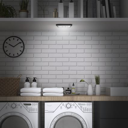Briloner 2689-035 - LED Iluminação táctil de orientação LERO LED/0,18W/3xAAA preto