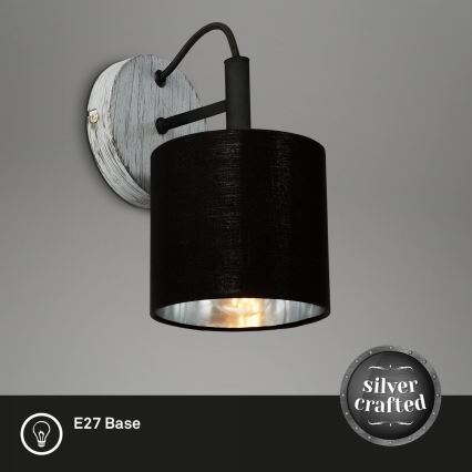 Briloner 2737-014 - Iluminação de parede SILVER CRAFTED 1xE14/25W/230V