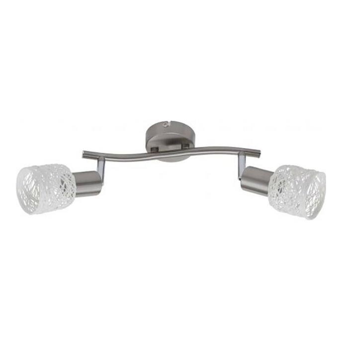 Briloner 2826-022 - Foco SPOT 2xE14/6W/230V cromado mate