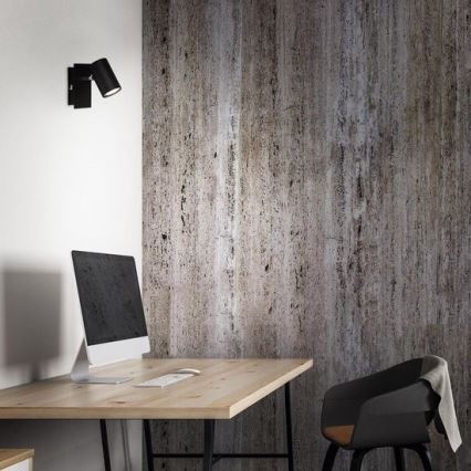 Briloner 2857-015 - Foco de parede SPOT 1xGU10/40W/230V preto