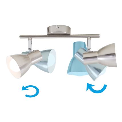 Briloner 2860-022 - Foco 2xE14/25W/230V