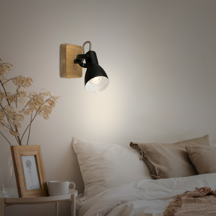 Briloner 2902-015 - Foco SPOT 1xGU10/35W/230V árvore da borracha