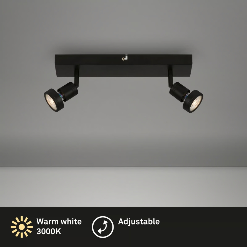 Briloner 2926-025 - Foco LED duplo 2x GU10/4,9W/230V