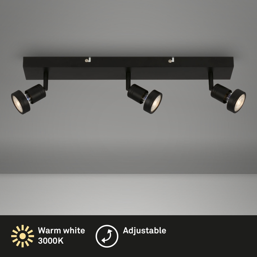 Briloner 2926-035 - Luminária de spots LED 3xGU10/4,9W/230V