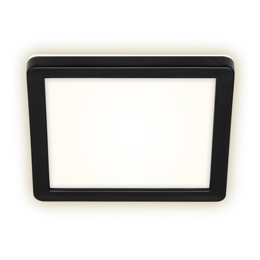Briloner 3010-015 - Iluminação de teto LED LED/8W/230V 19x19 cm preto IP44
