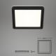 Briloner 3010-015 - Iluminação de teto LED LED/8W/230V 19x19 cm preto IP44