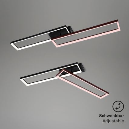 Briloner 3013-015 - Candelabro integrado LED com regulação FRAME LED/40W/230V 2700-6500K + controlo remoto