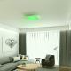 Briloner 3031-016 - Iluminação de teto LED RGBW com regulação PIATTO LED/18W/230V 2700-6000K + controlo remoto