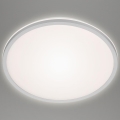 Briloner 3046-014 - Iluminação de teto LED LED/15W/230V 4000K diâmetro 28 cm prateado