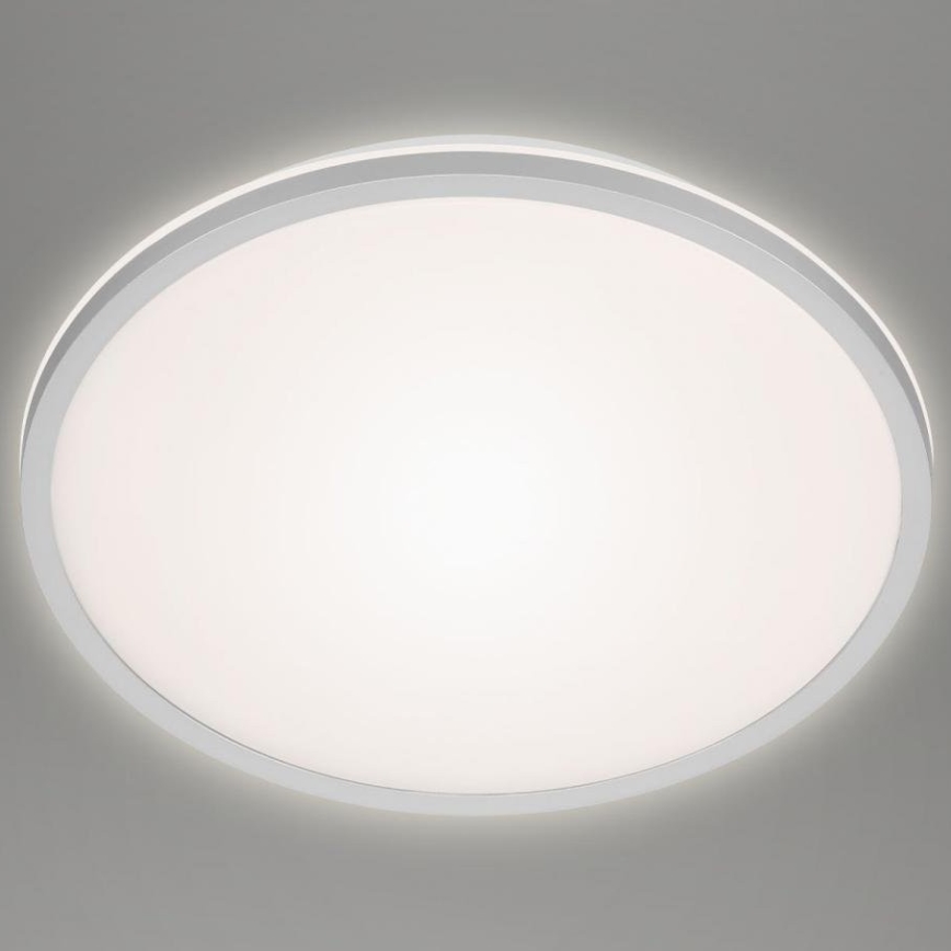 Briloner 3046-014 - Iluminação de teto LED LED/15W/230V 4000K diâmetro 28 cm prateado