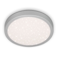 Briloner 3048-014 - Iluminação de teto LED RUNA LED/18W/230V prateado