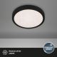 Briloner 3048-015 - Iluminação de teto LED RUNA LED/18W/230V preto