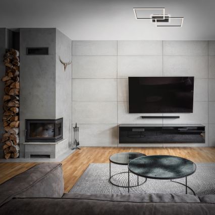 Briloner 3049-015 - Iluminação de teto LED com regulação FRAME LED/40W/230V + controlo remoto