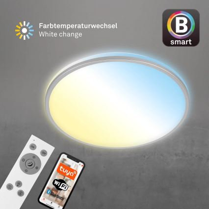 Briloner 3065-014 - Luminária de teto LED dimerizável IVY LED/42W/230V Wi‑Fi Tuya Ø 49 cm + comando remoto