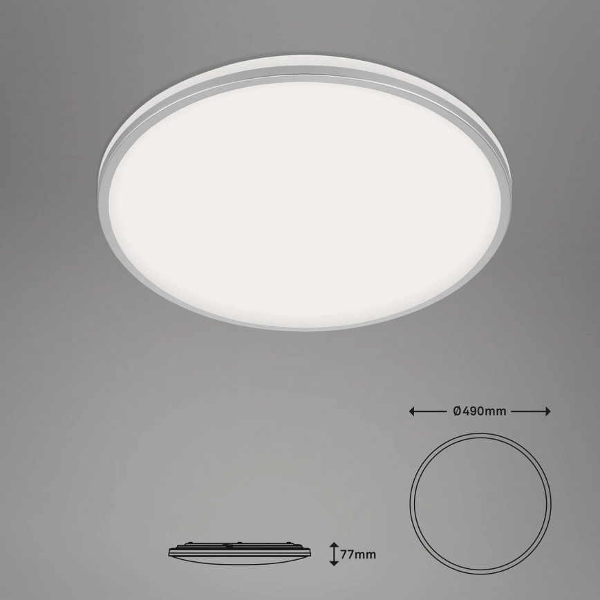Briloner 3065-014 - Luminária de teto LED dimerizável IVY LED/42W/230V Wi‑Fi Tuya Ø 49 cm + comando remoto