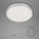 Briloner 3071-014 - Iluminação de teto LED RUNA LED/24W/230V prateado