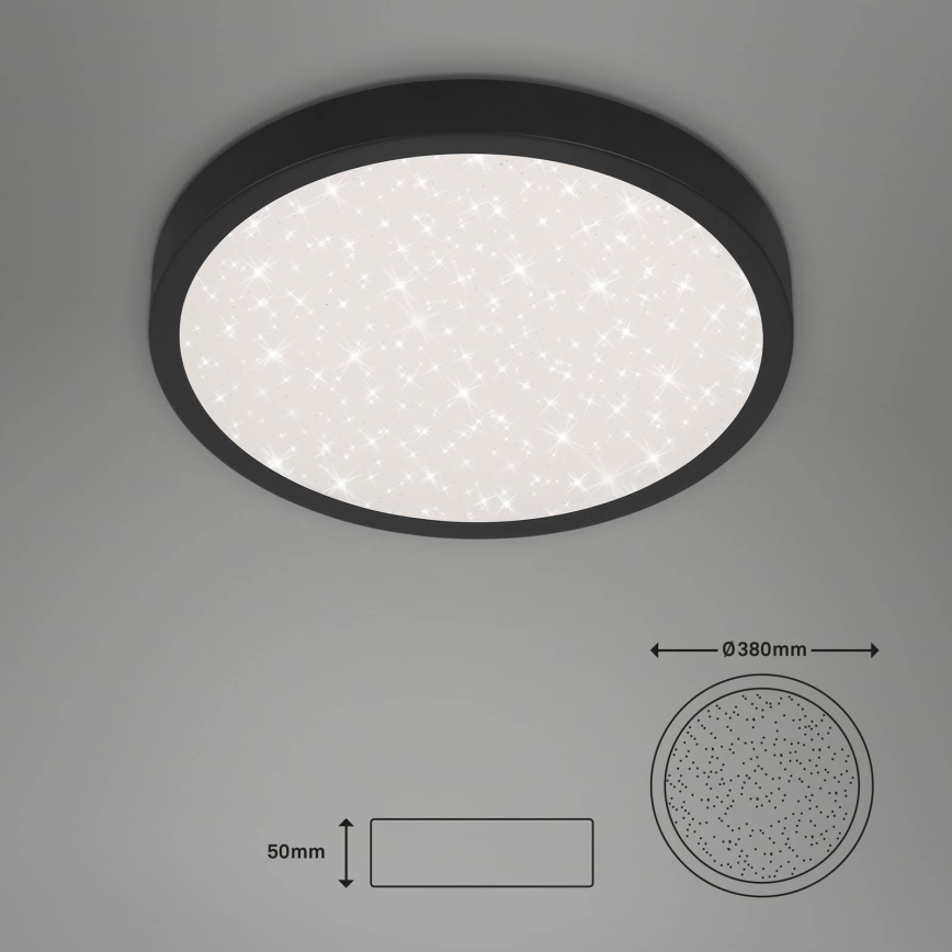 Briloner 3071-015 - Iluminação de teto LED RUNA LED/24W/230V preto