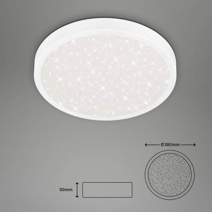 Briloner 3071-016 - Iluminação de teto LED RUNA LED/24W/230V 4000K diâmetro 38 cm branco