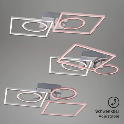 Briloner 3135-018 - Iluminação de teto LED com regulação FRAME LED/43,8W/230V 3000K