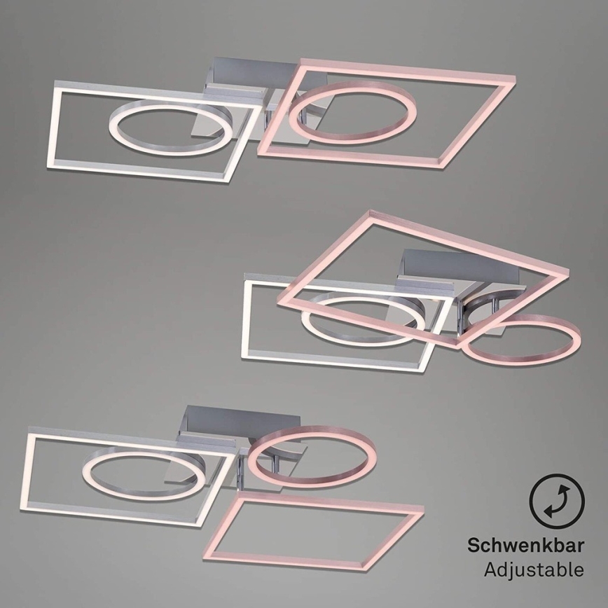 Briloner 3135-018 - Iluminação de teto LED com regulação FRAME LED/43,8W/230V 3000K