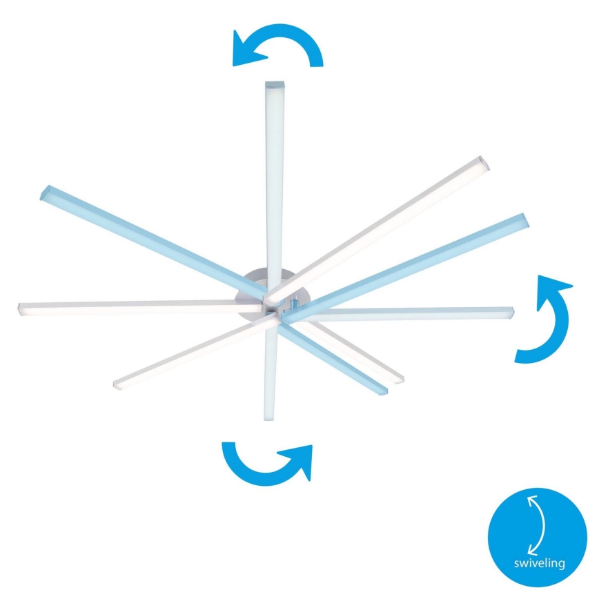 Briloner 3181-049 - Candelabro integrado LED GO 4xLED/5W/230V