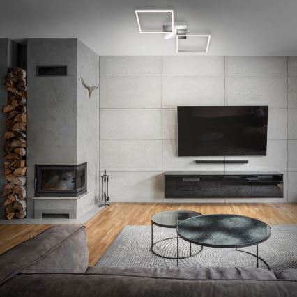 Briloner 3182-018 - Iluminação de teto LED com regulação FRAME 2xLED/15,5W/230V