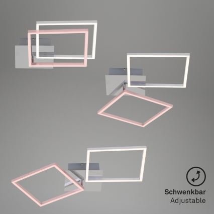 Briloner 3182-018 - Iluminação de teto LED com regulação FRAME 2xLED/15,5W/230V