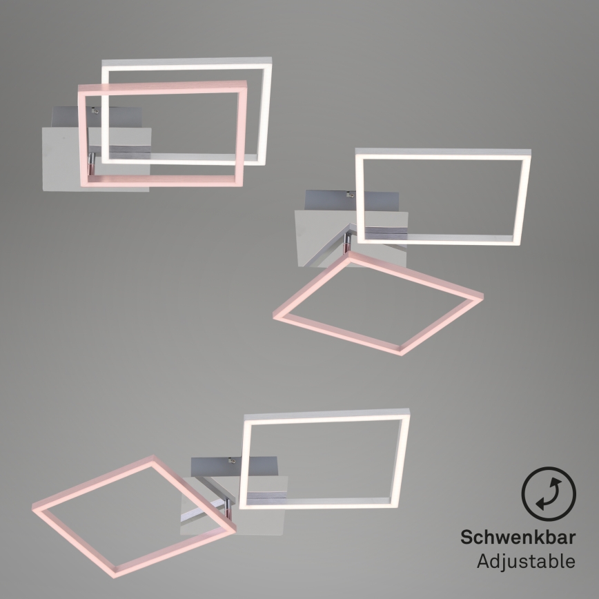 Briloner 3182-018 - Iluminação de teto LED com regulação FRAME 2xLED/15,5W/230V