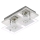 Briloner 3195-028 - Luz de teto LED TULA 2xGU10/3W/230V