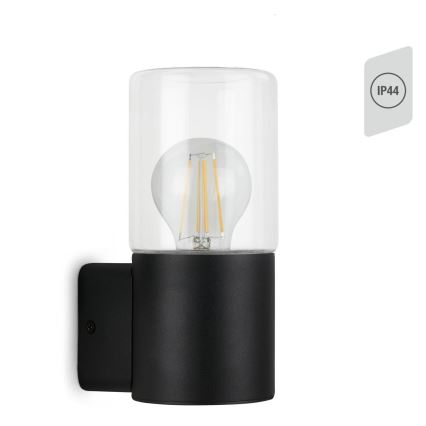 Briloner 320505TF - Iluminação de parede exterior 1xE27/12W/230V IP44 preto