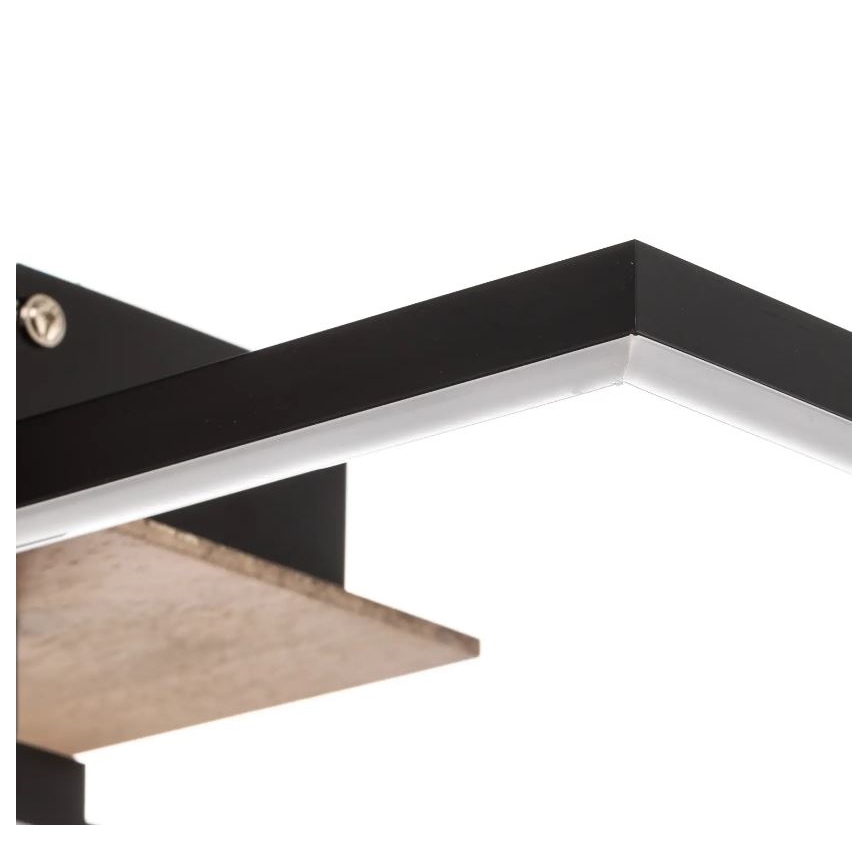 Briloner 3210-014 - Iluminação de teto LED com regulação FRAME 2xLED/11W/230V castanho