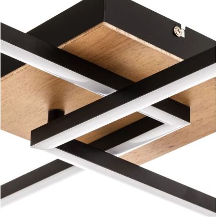 Briloner 3210-014 - Iluminação de teto LED com regulação FRAME 2xLED/11W/230V castanho