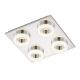 Briloner 3260-048 - Luz de teto LED PEPPER 4xLED/3,5W/230V