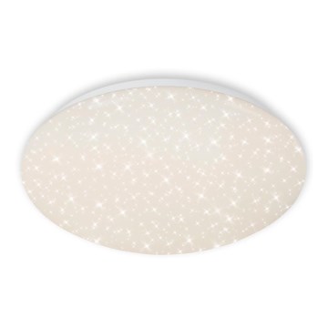Briloner 3373-016 - Plafon LED dimerizável STARRY LED/15W/230V 3000-6500K Ø 28 cm branco + comando remoto