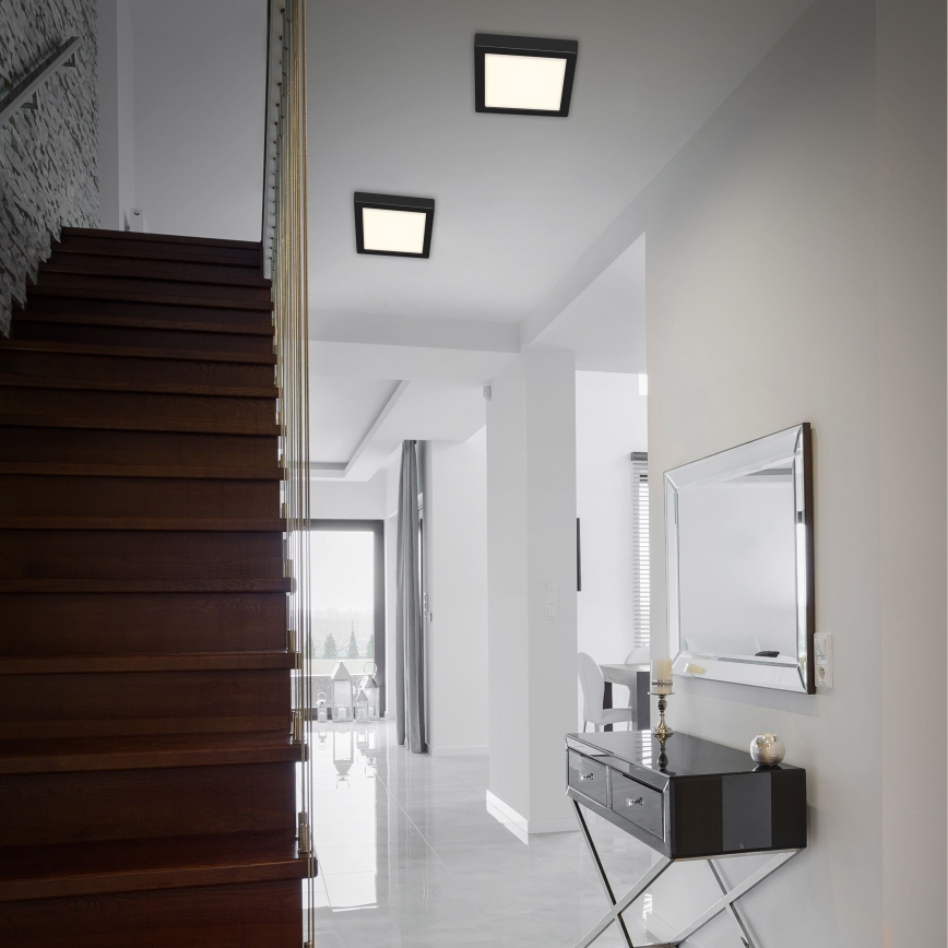 Briloner 3464-415 - Iluminação de teto LED FIRE LED/12W/230V 17x17 cm