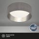 Briloner 3482014 - Iluminação de teto LED MAILA STARRY LED/12W/230V cinzento/prateado