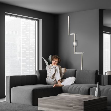 Briloner 3501-018 - Candelabro integrado LED STAFF 5xLED/4,8W/230V cromado mate